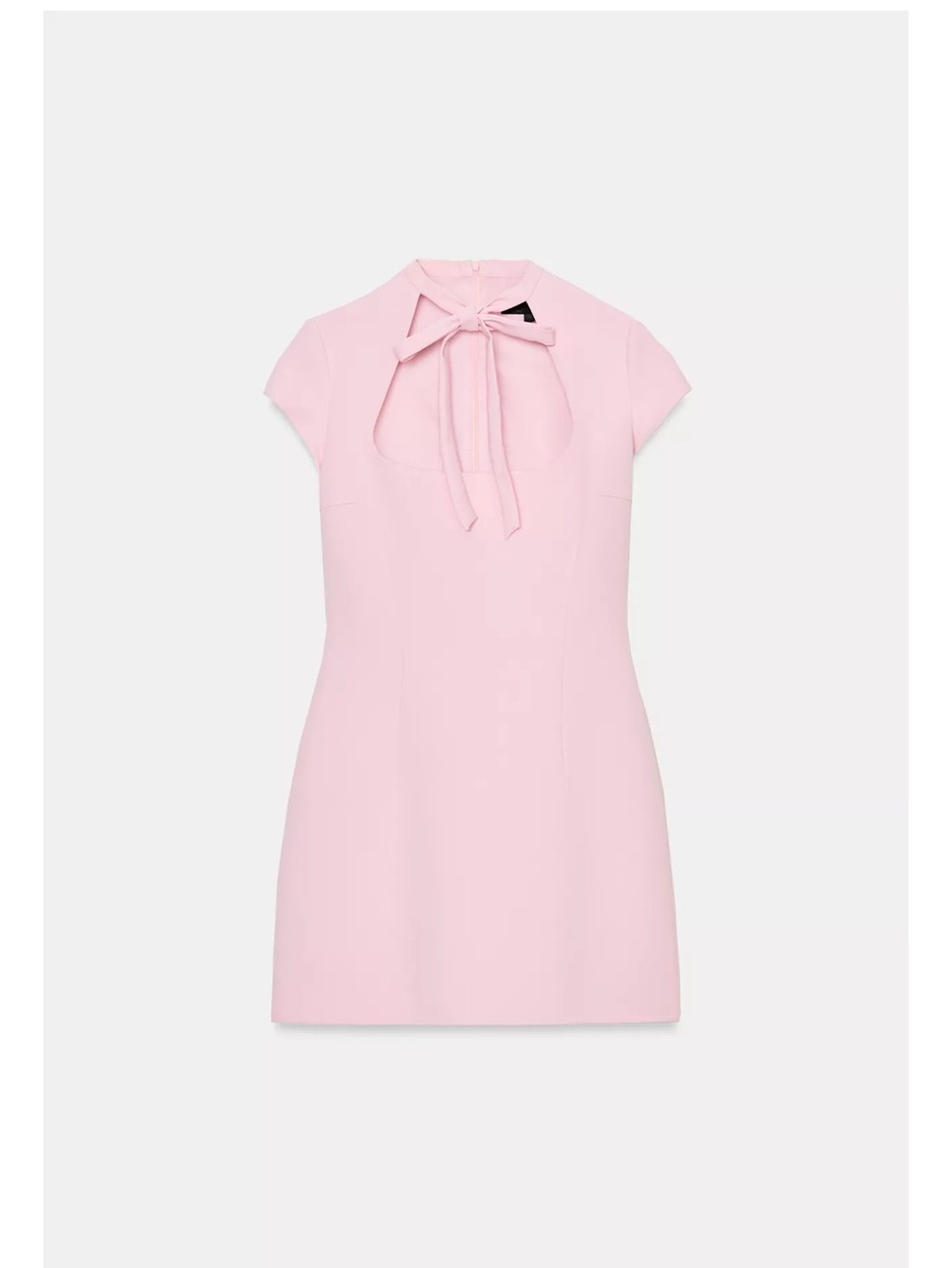 Zara SHORT TIED DRESS - Picture 2 of 4